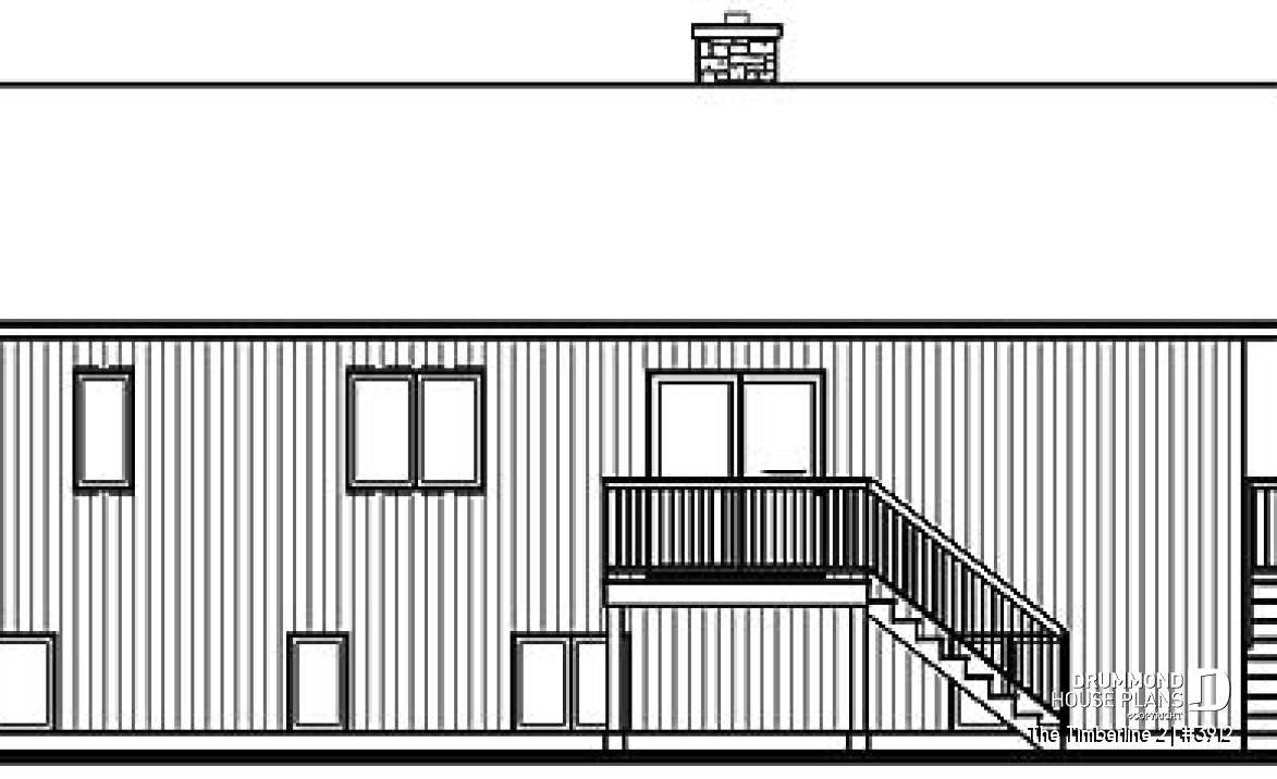 rear elevation - The Timberline 2