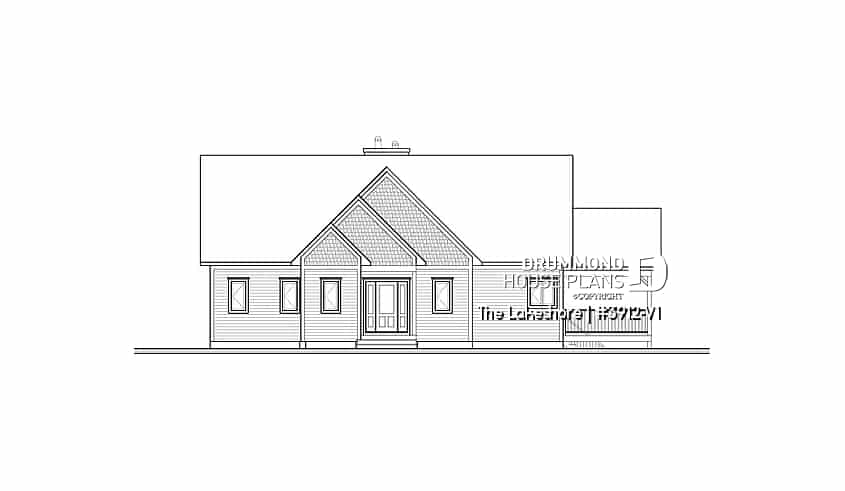 front elevation - The Lakeshore