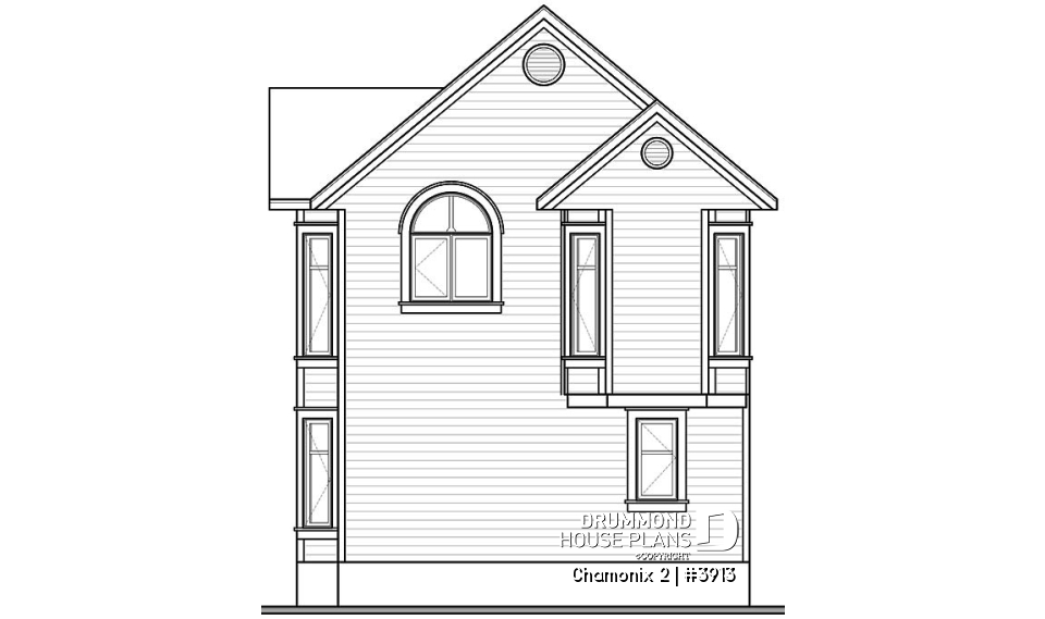 rear elevation - Chamonix 2