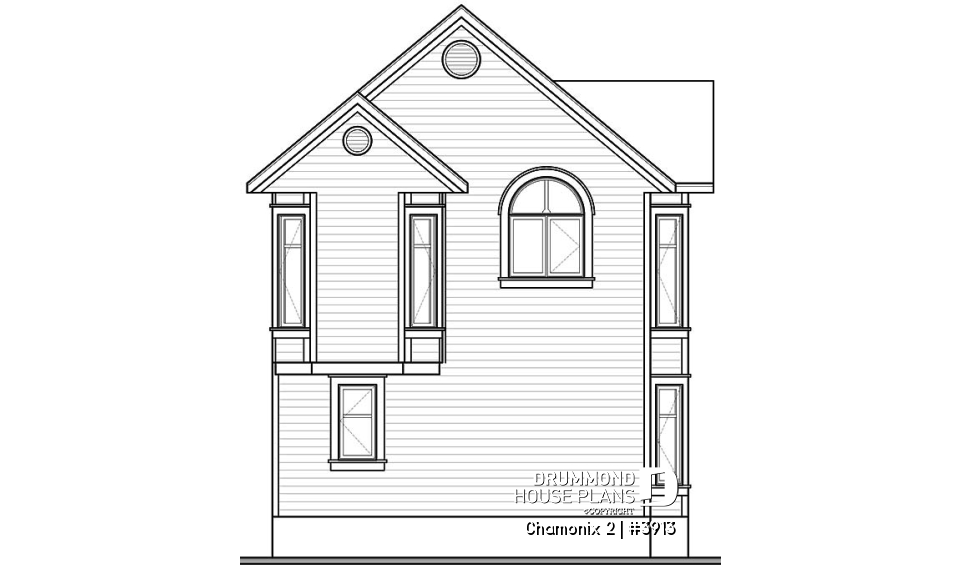 rear elevation - Chamonix 2