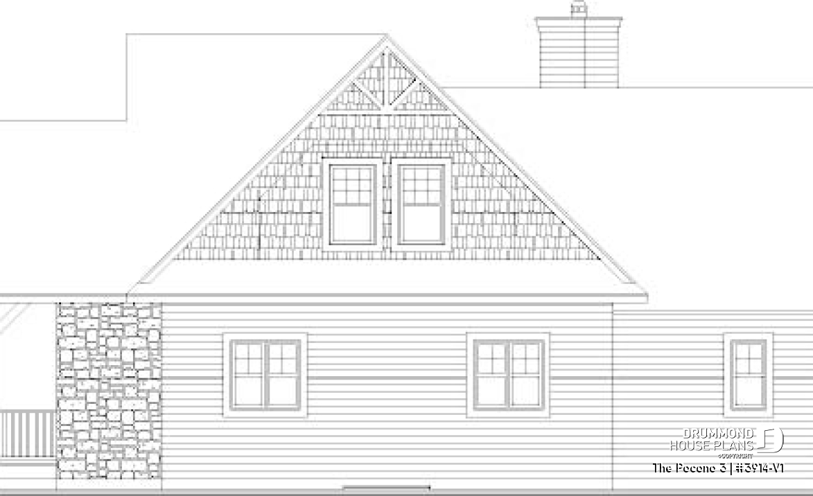 front elevation - The Pocono 3
