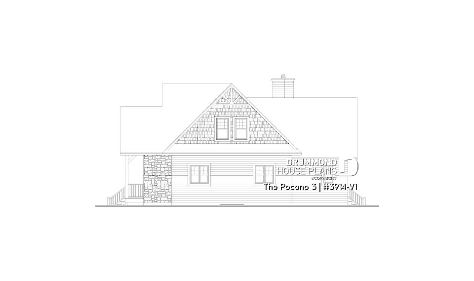 front elevation - The Pocono 3