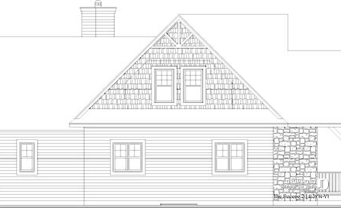 front elevation - The Pocono 3