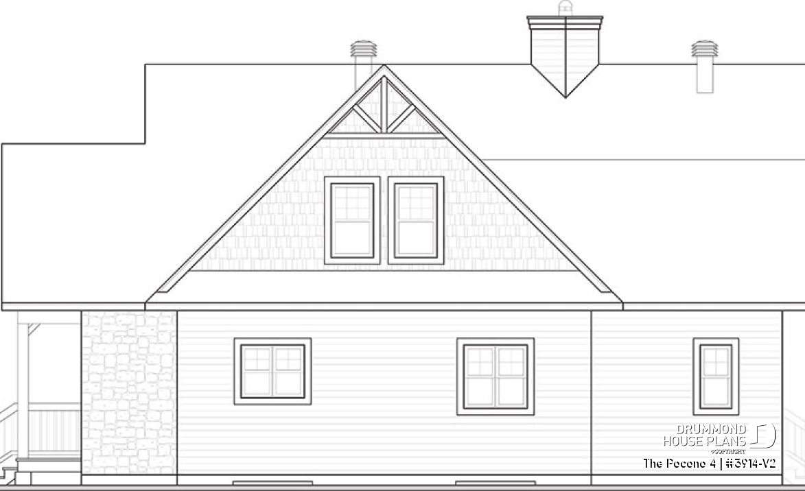 front elevation - The Pocono 4