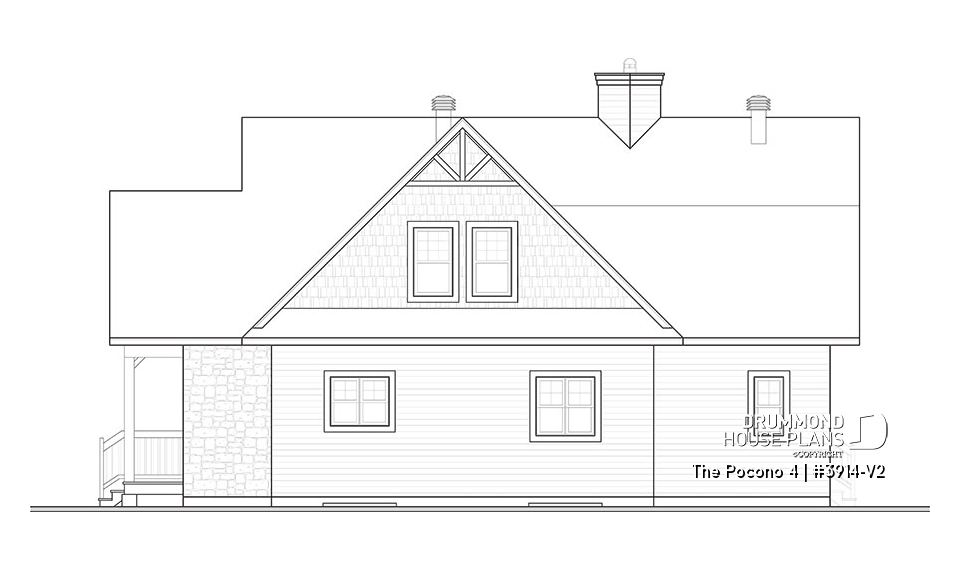 front elevation - The Pocono 4