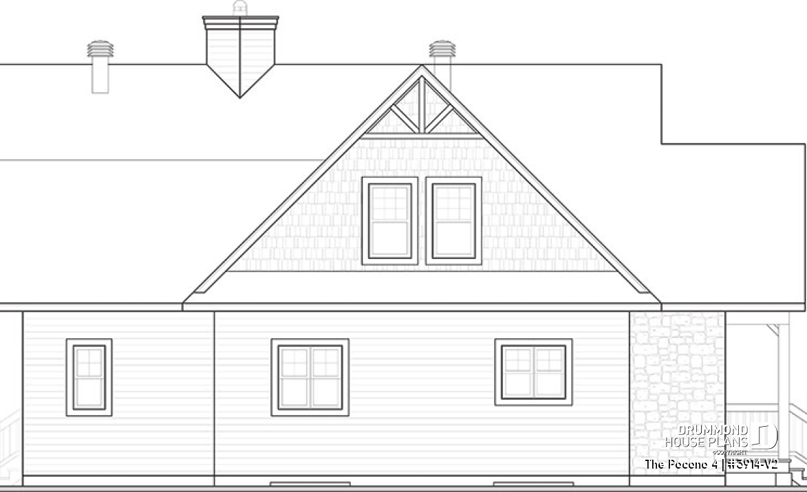 front elevation - The Pocono 4
