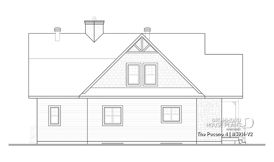 front elevation - The Pocono 4