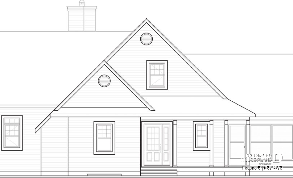 front elevation - Pocono 5