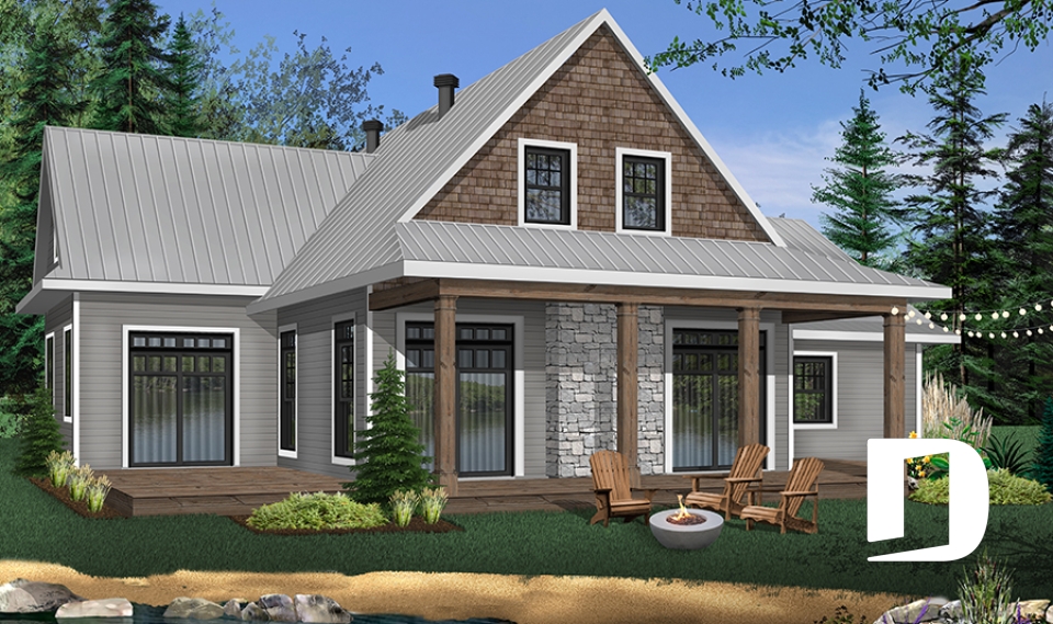 Rear view - BASE MODEL -  - Louisia 6