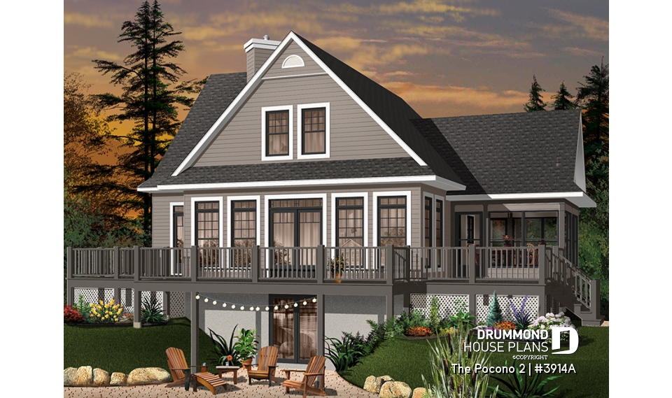 Color version 1 - Rear - The Pocono 2