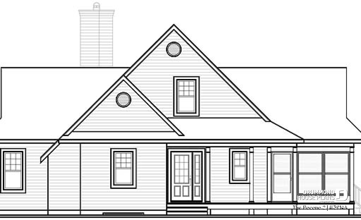 front elevation - The Pocono 2