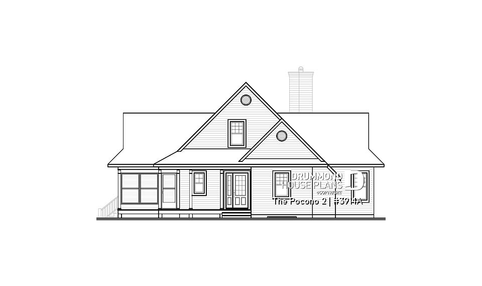 front elevation - The Pocono 2