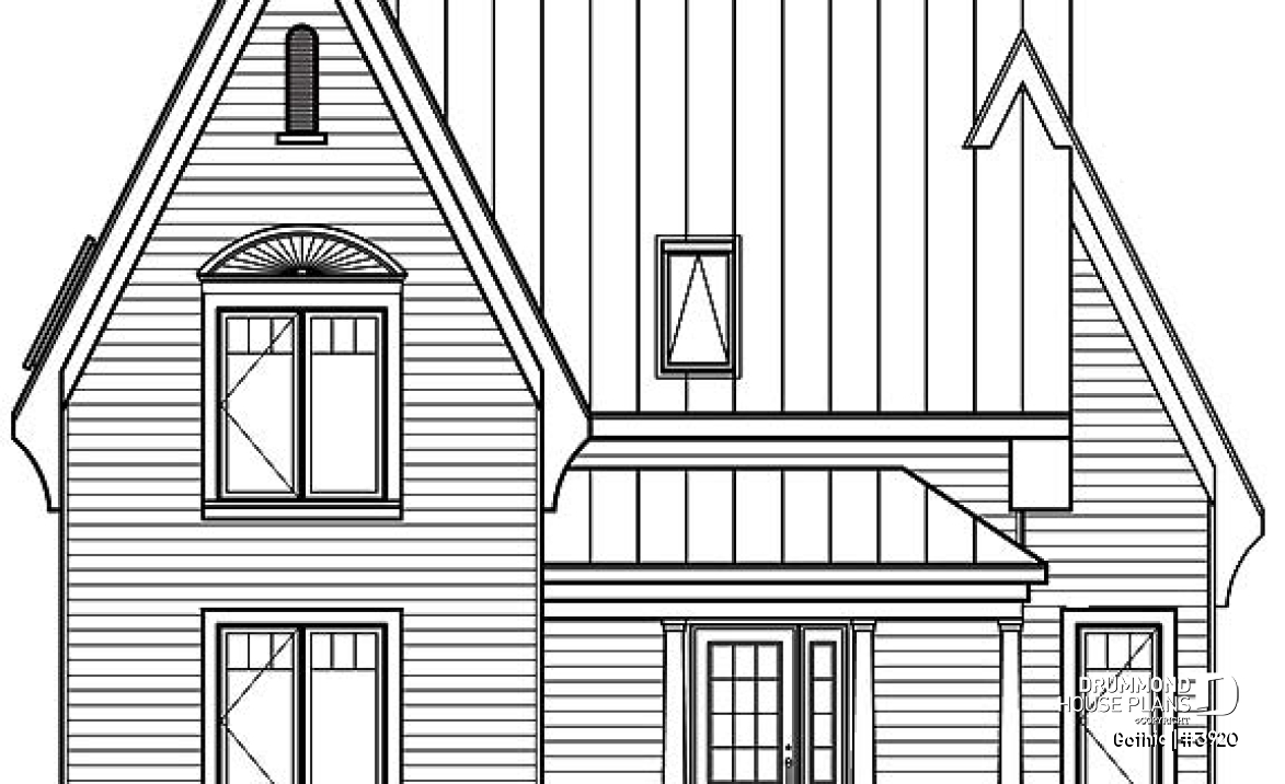 front elevation - Gothic