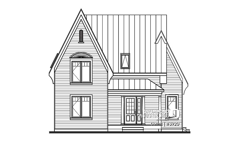 front elevation - Gothic