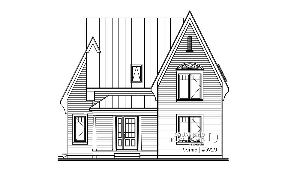 front elevation - Gothic