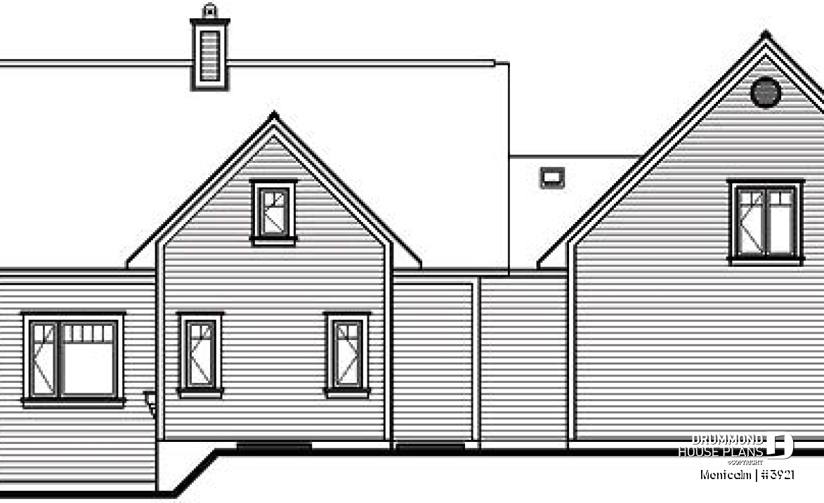 rear elevation - Montcalm
