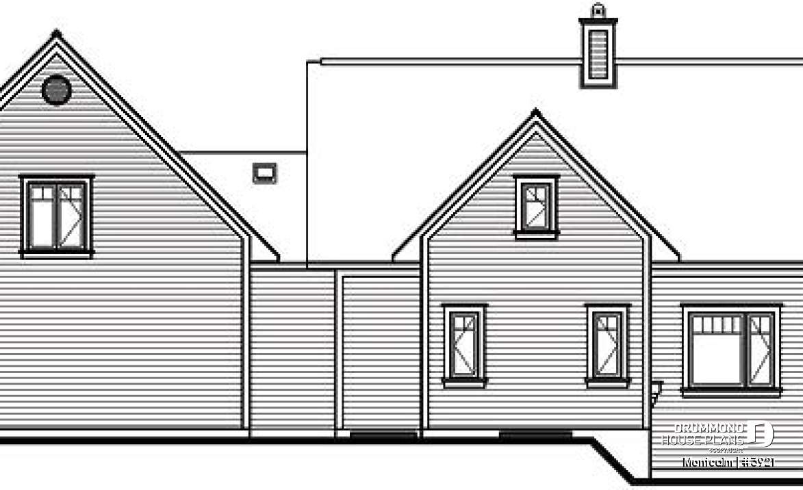 rear elevation - Montcalm
