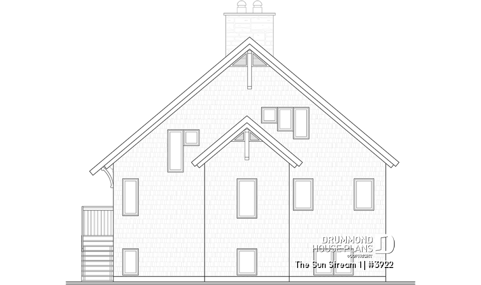 rear elevation - The Sun Stream 1