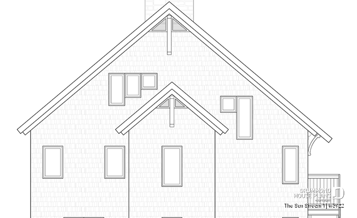 rear elevation - The Sun Stream 1