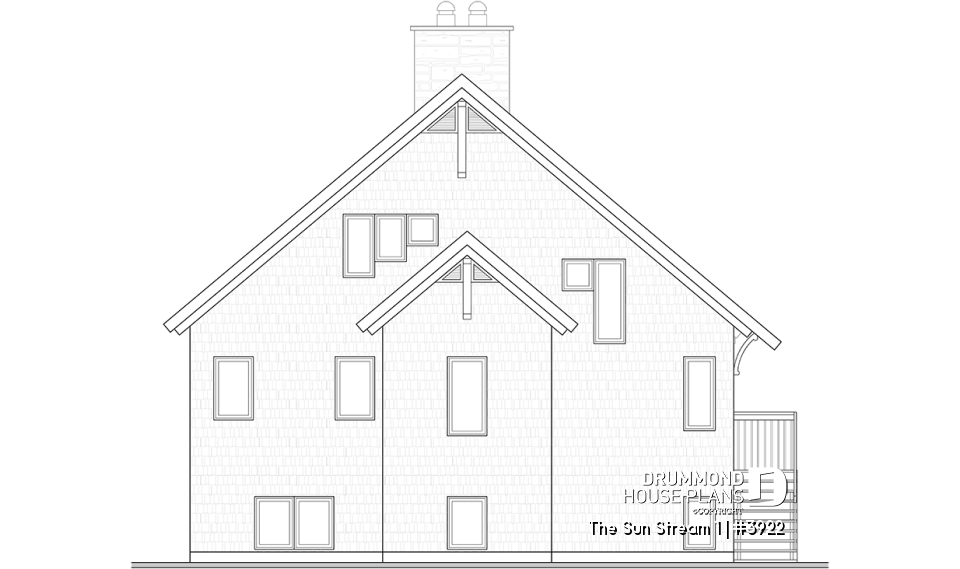 rear elevation - The Sun Stream 1