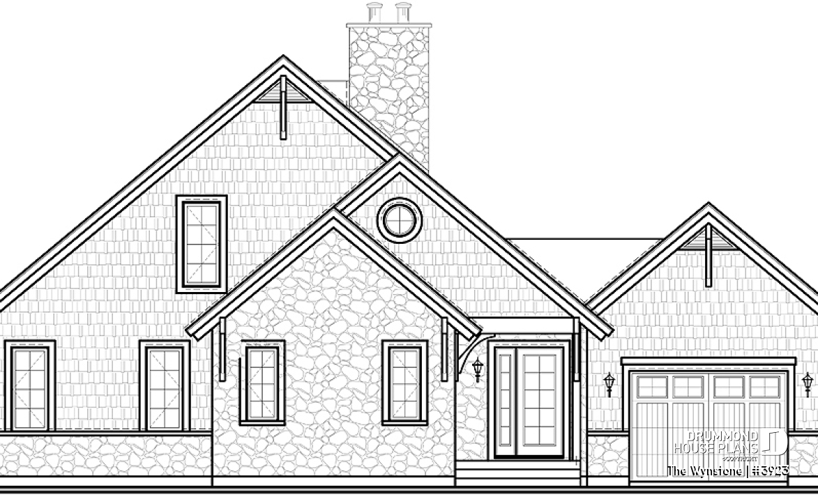 front elevation - The Wynstone