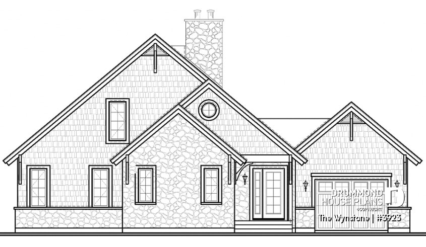 front elevation - The Wynstone