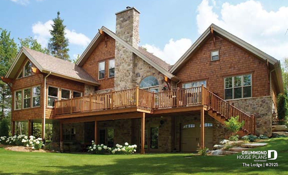 Rear view - BASE MODEL - The Lodge