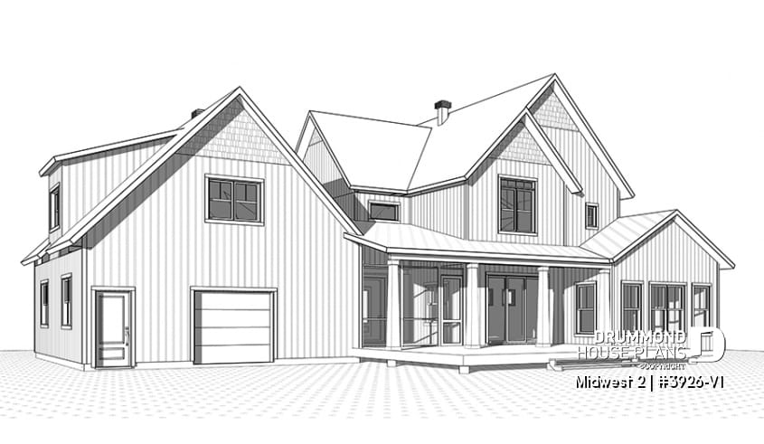 rear elevation - Midwest 2