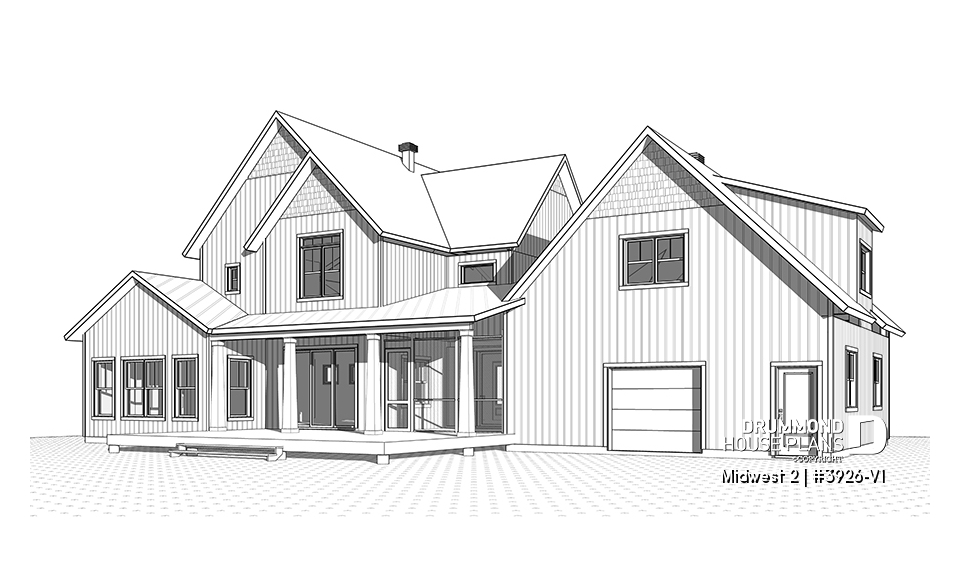 rear elevation - Midwest 2