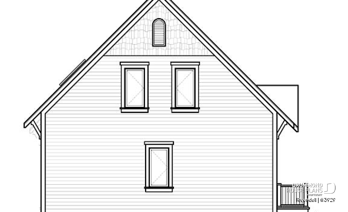 rear elevation - Rivendell