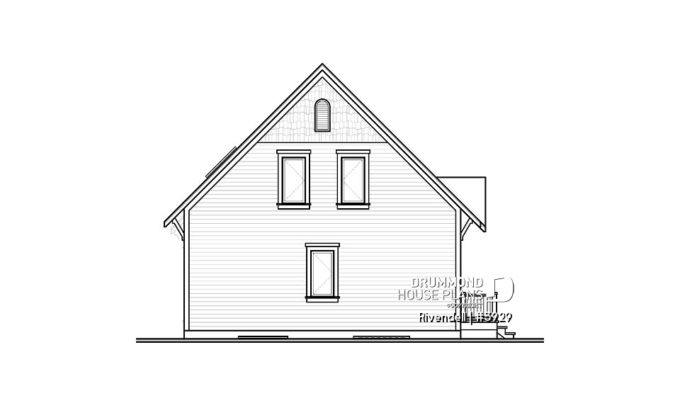 rear elevation - Rivendell