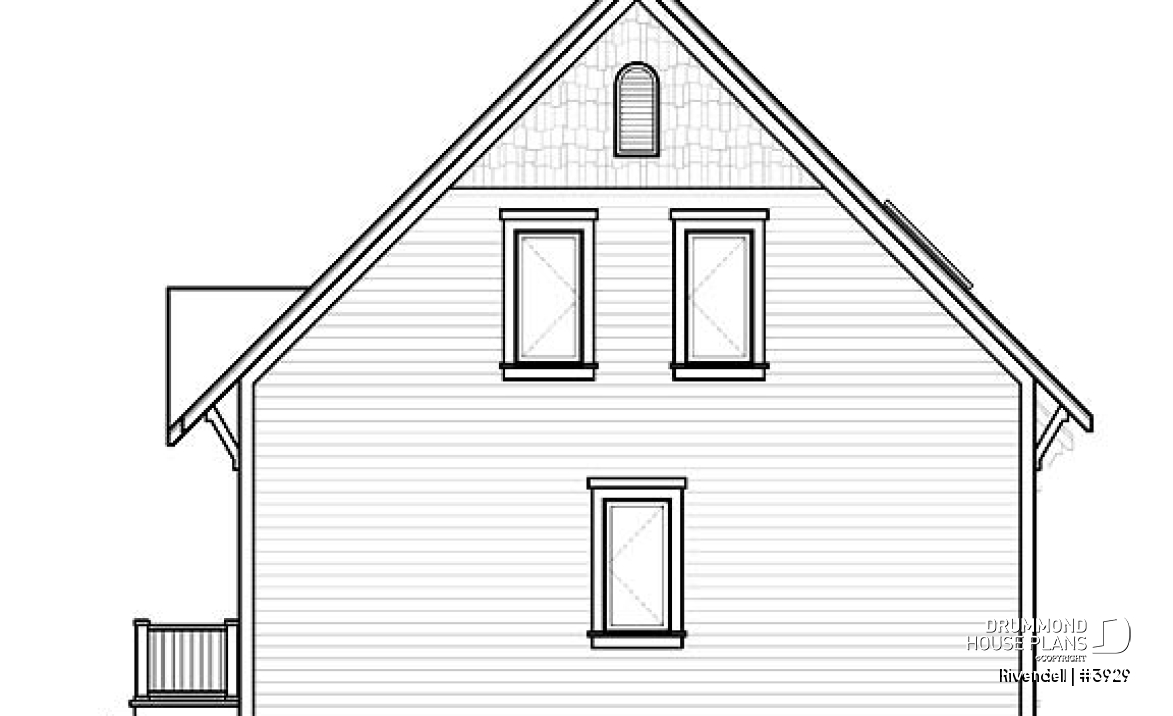 rear elevation - Rivendell