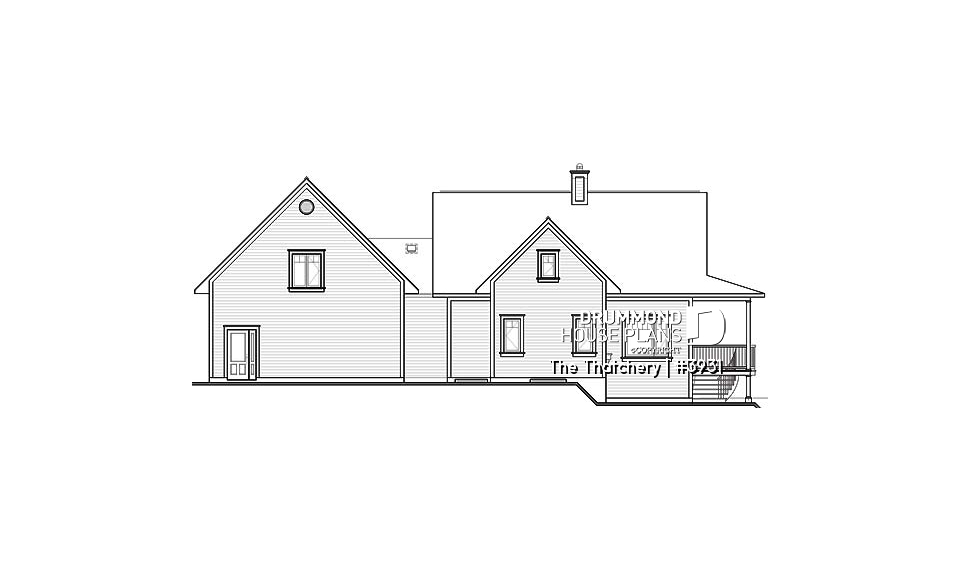 rear elevation - The Thatchery