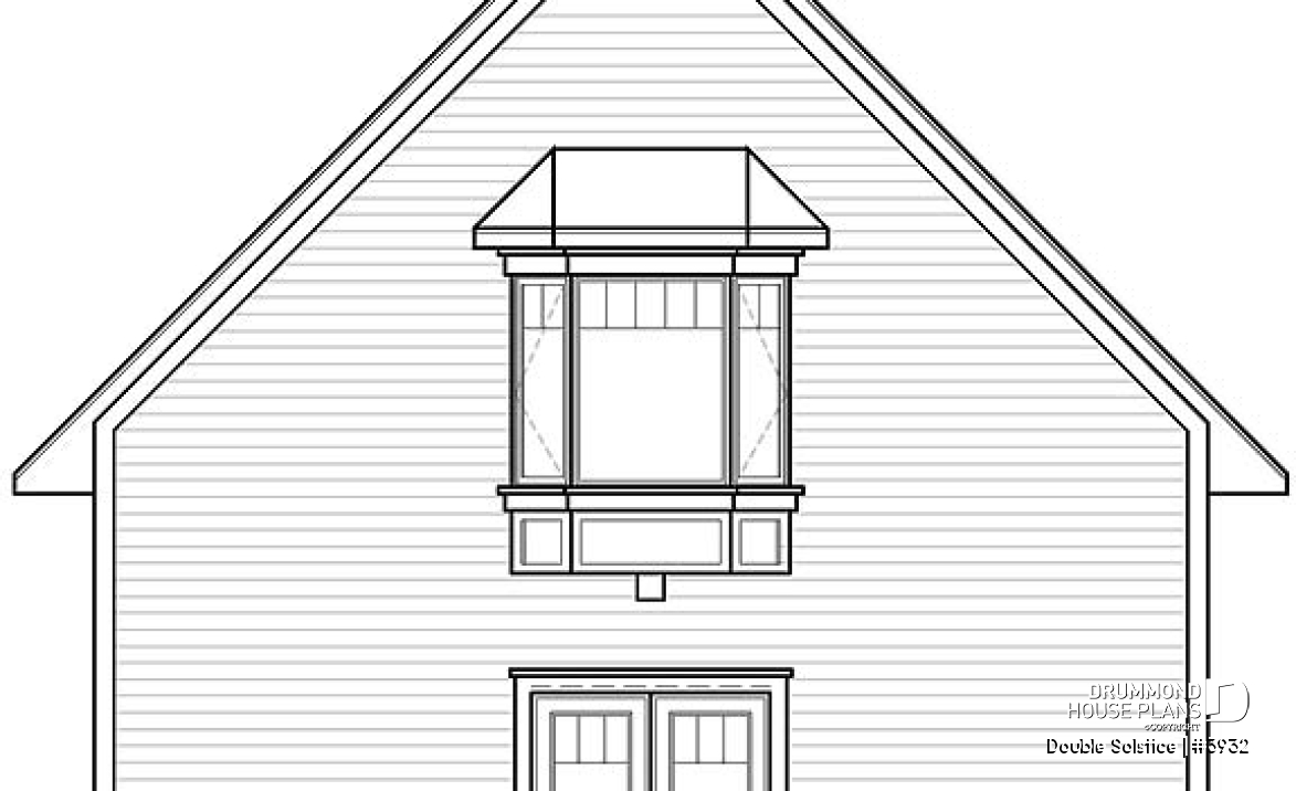 rear elevation - Double Solstice