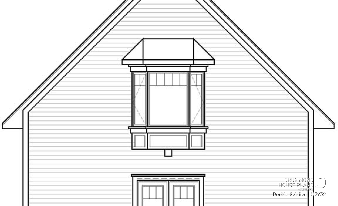 rear elevation - Double Solstice