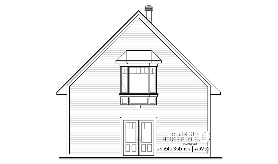 rear elevation - Double Solstice