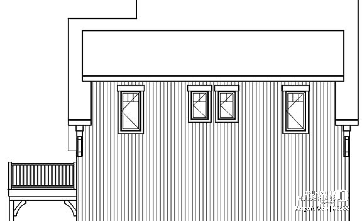 rear elevation - Morgan's Walk