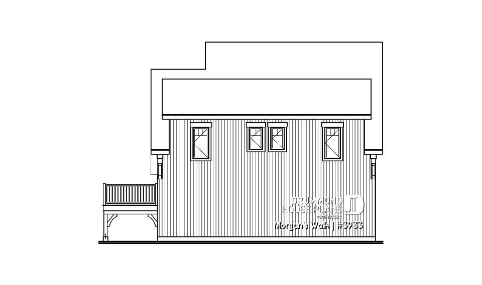 rear elevation - Morgan's Walk