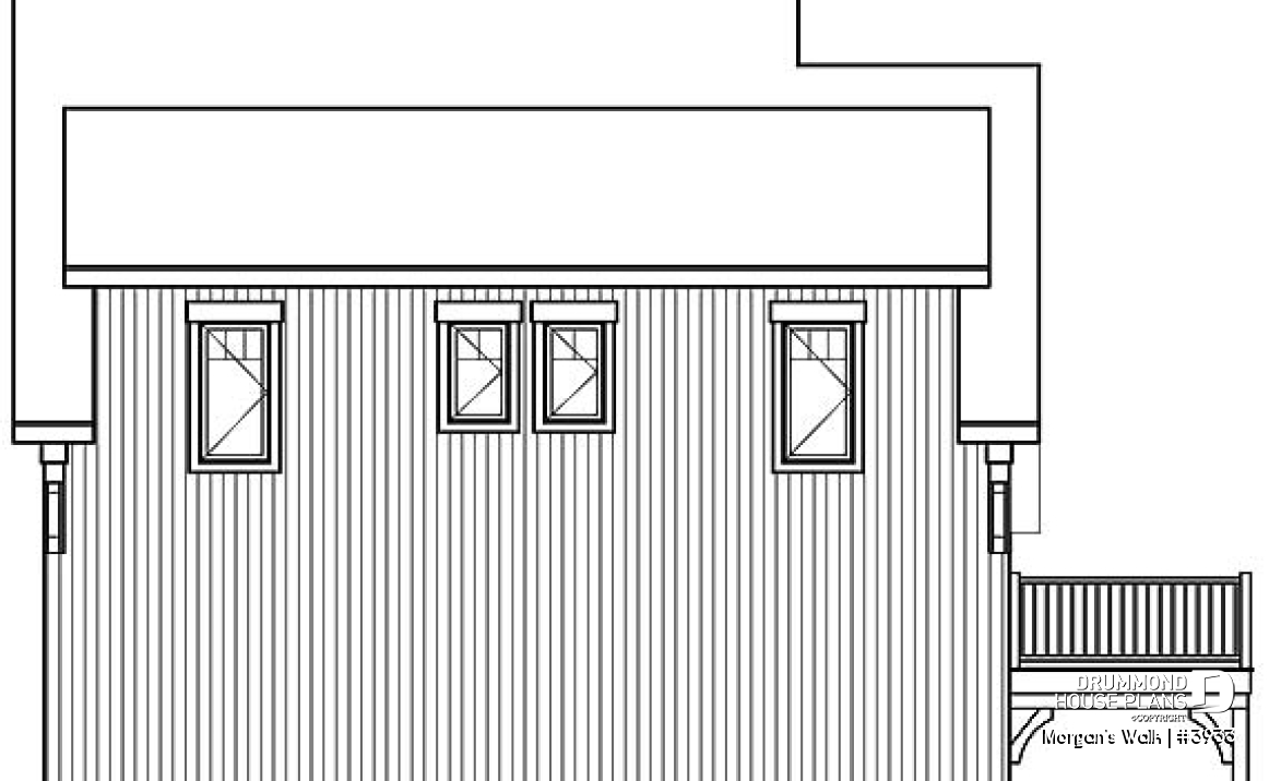 rear elevation - Morgan's Walk