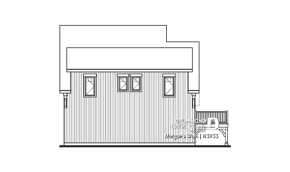 rear elevation - Morgan's Walk