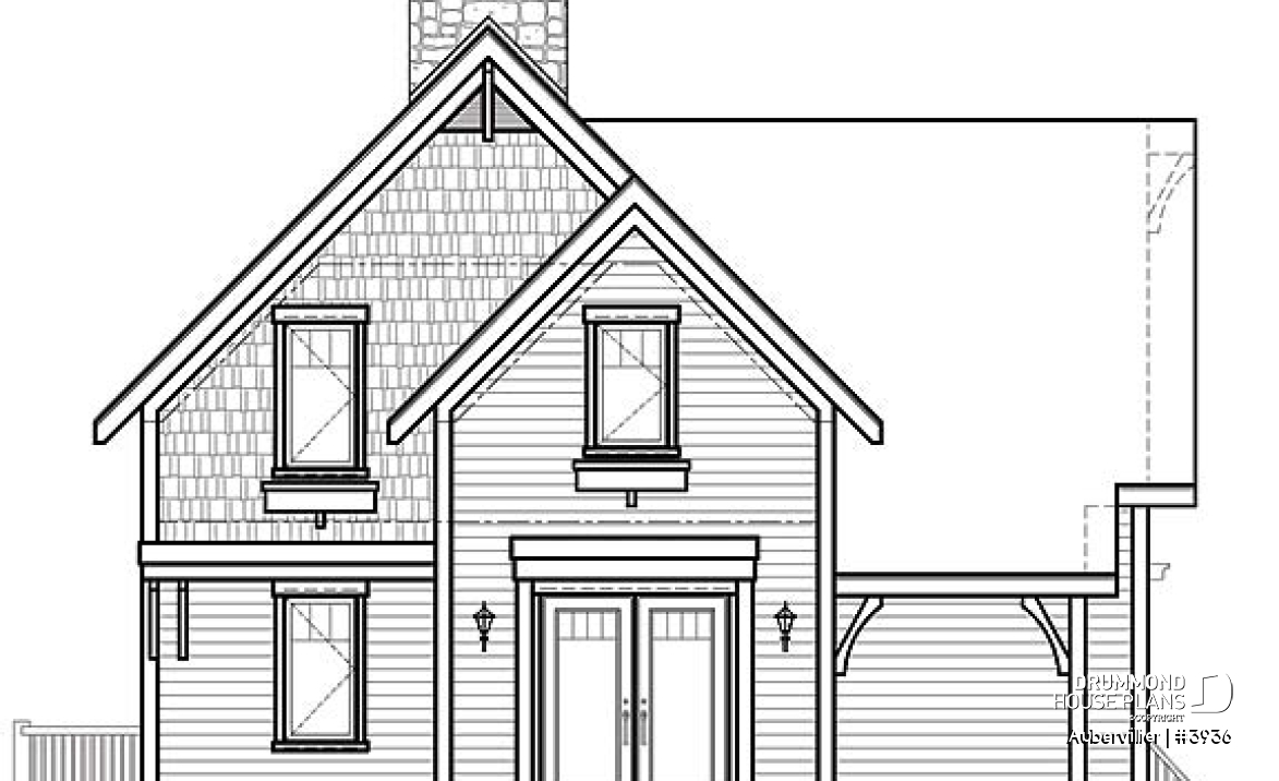 front elevation - Aubervillier