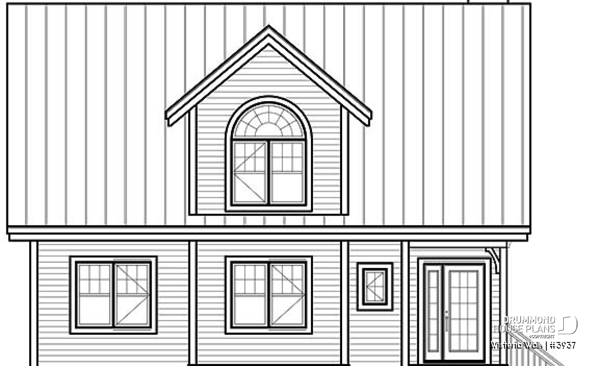 front elevation - Wisteria Walk