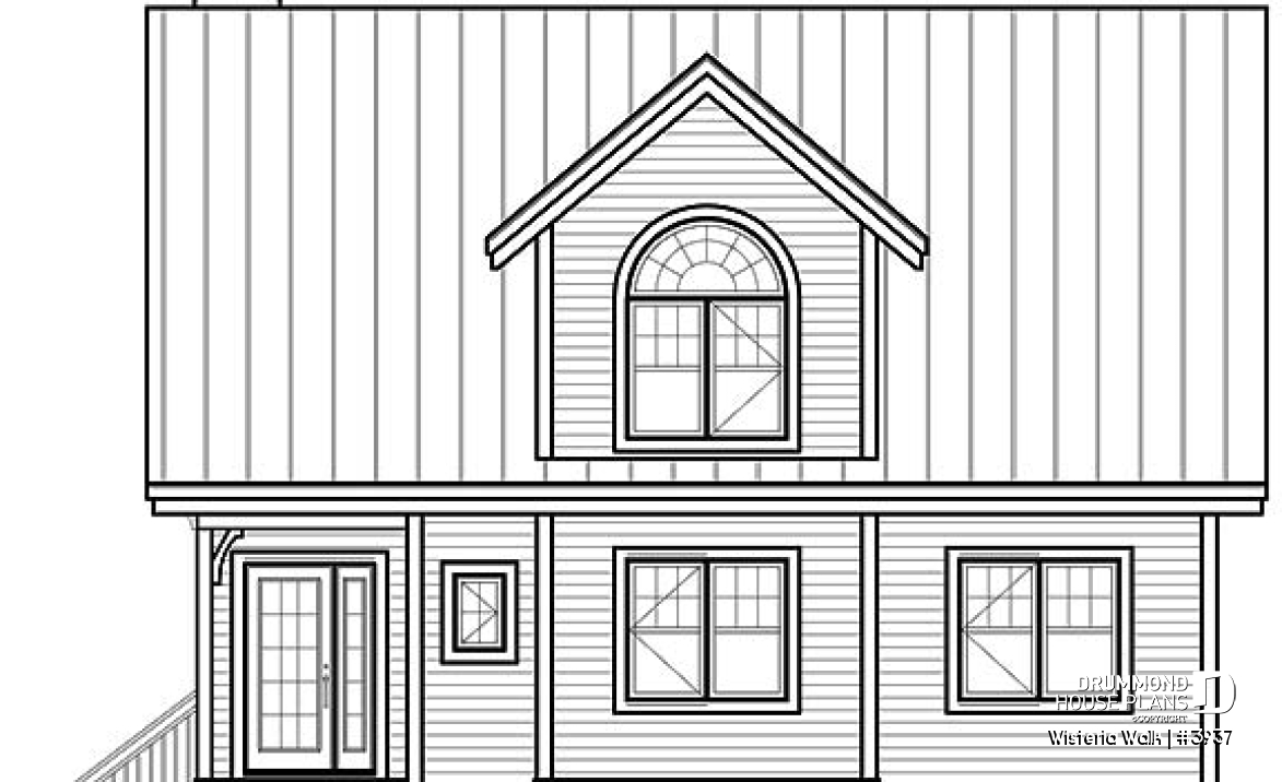 front elevation - Wisteria Walk