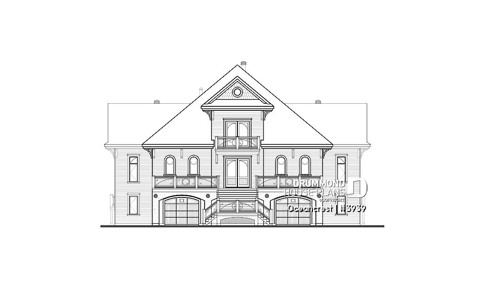 front elevation - Oceancrest