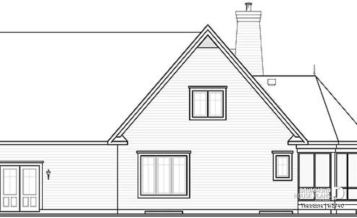 rear elevation - Theodore