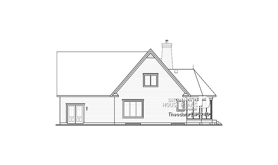 rear elevation - Theodore