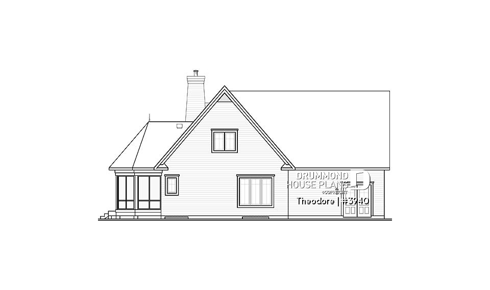 rear elevation - Theodore