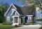 Color version 6 - Front - 3 bedroom A-Frame cottage with mezzanine and large terrace - Lilly