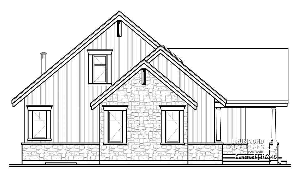 front elevation - Suncrest