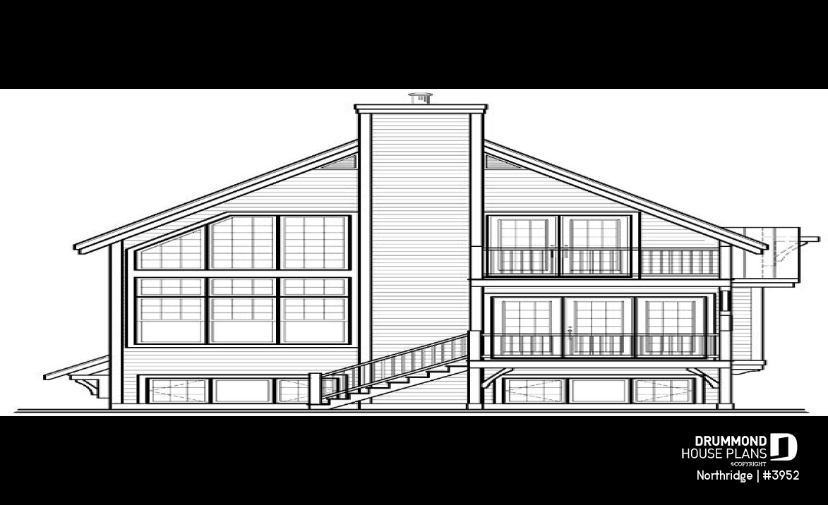rear elevation - Northridge